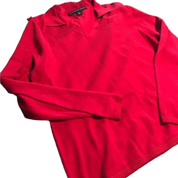 Josephine Chaus ladies v necked collared sweater new without tags see pics - Picture 1 of 2